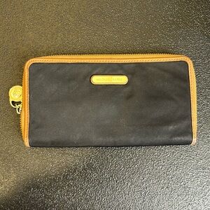 Michael Kors Black and Brown Wallet